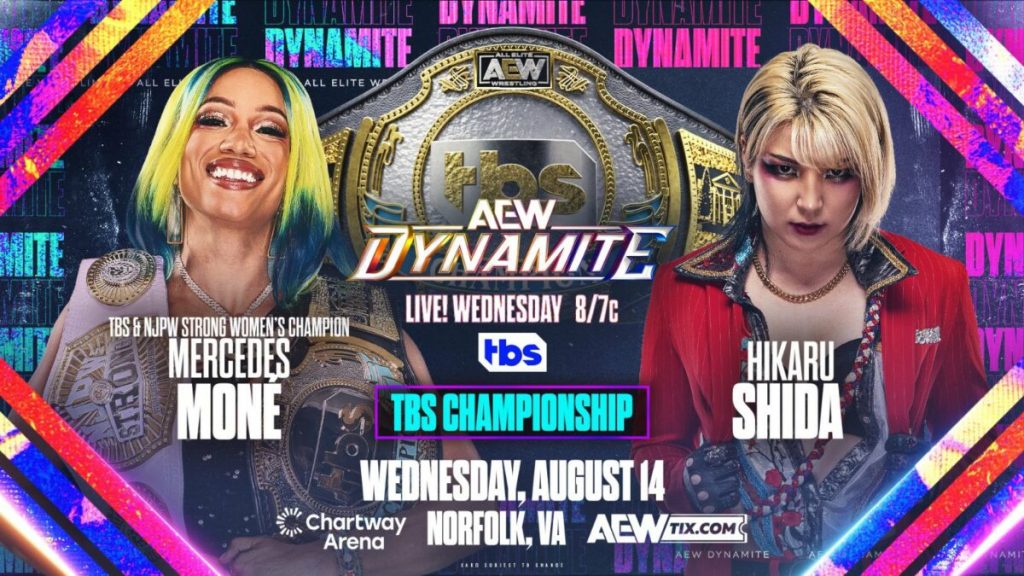 All Elite Wrestling amplía la cartelera del episodio de AEW Dynamite del 14 de agosto