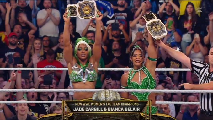 Bianca Belair y Jade Cargill ganan los Campeonatos Femeninos por Parejas de WWE en Bash in Berlin 2024