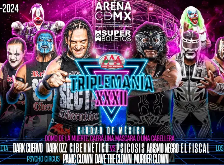 Cartelera AAA Triplemanía 32 Ciudad de México actualizada