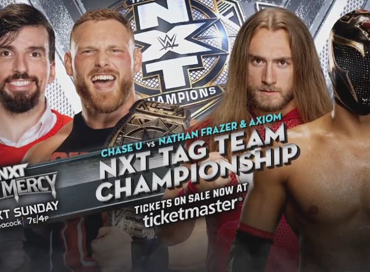 Chase U defenderán los Campeonatos por Parejas de NXT ante Axiom y Nathan Frazer en No Mercy 2024