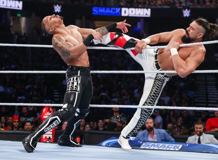 El trabajo de Andrade y Carmelo Hayes en las últimas semanas ha recibido halagos en WWE