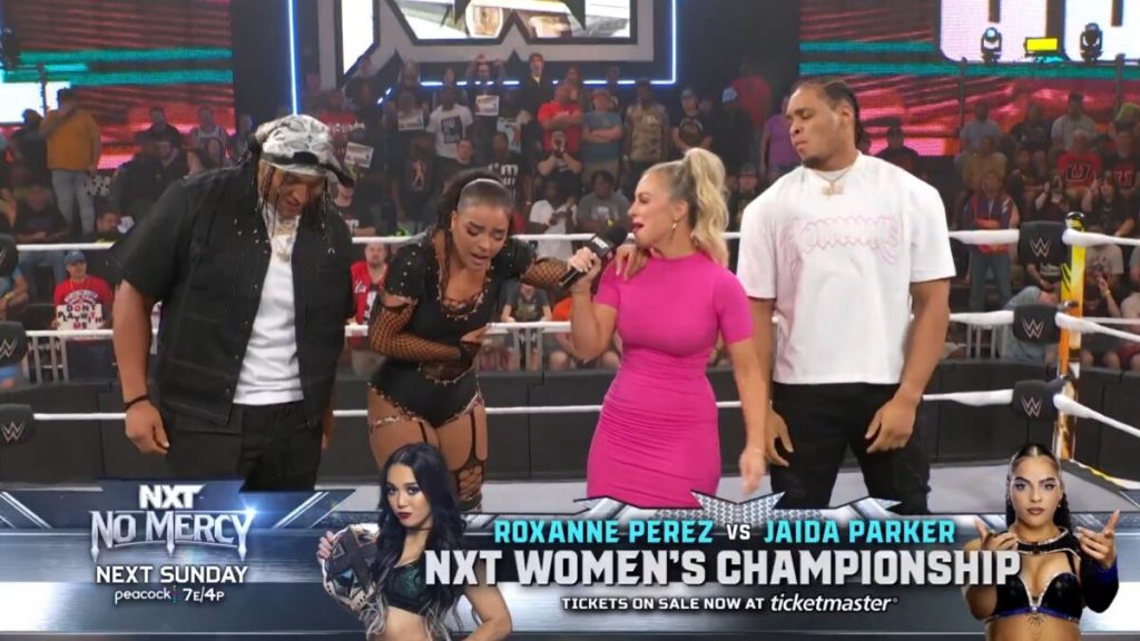 Jaida Parker retará a Roxanne Perez por el Campeonato Femenino de NXT en No Mercy 2024