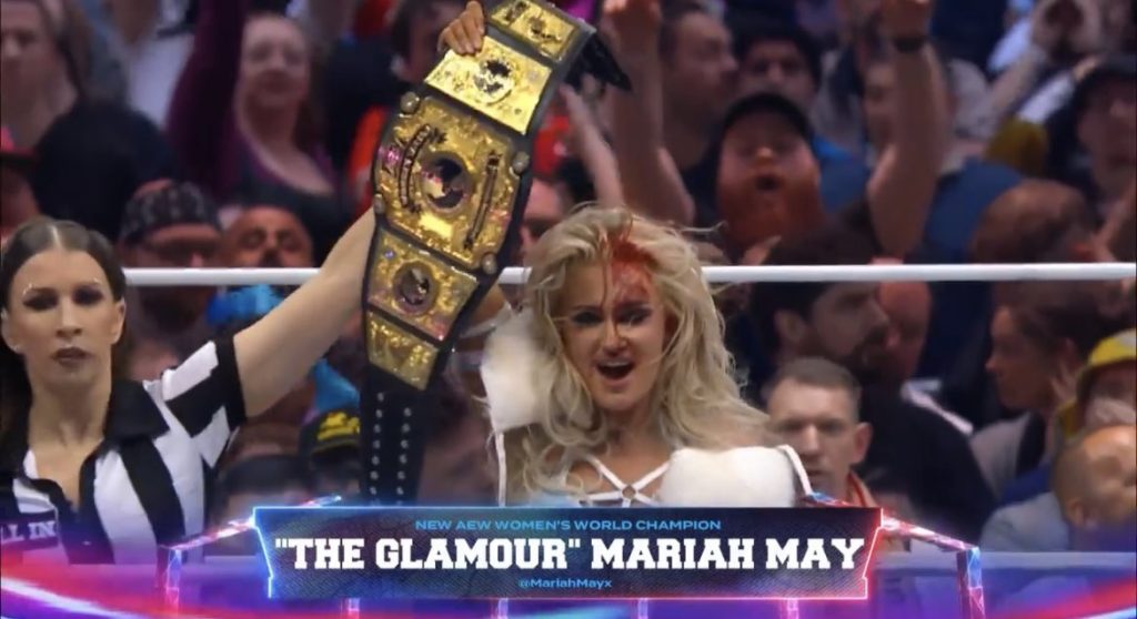 Mariah May se convierte en la nueva Campeona Mundial Femenina de AEW en All In 2024