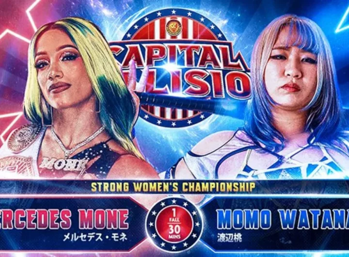 Mercedes Moné defenderá el Campeonato Femenino de NJPW STRONG ante Momo Watanabe en Capital Collision 2024