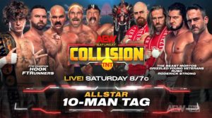 Confirmada la cartelera provisional del episodio de AEW Collision del 21 de septiembre de 2024