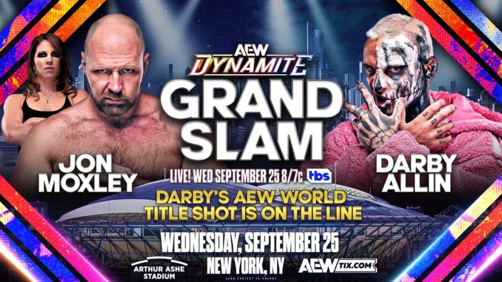 Cartelera AEW Dynamite Grand Slam 2024 actualizada