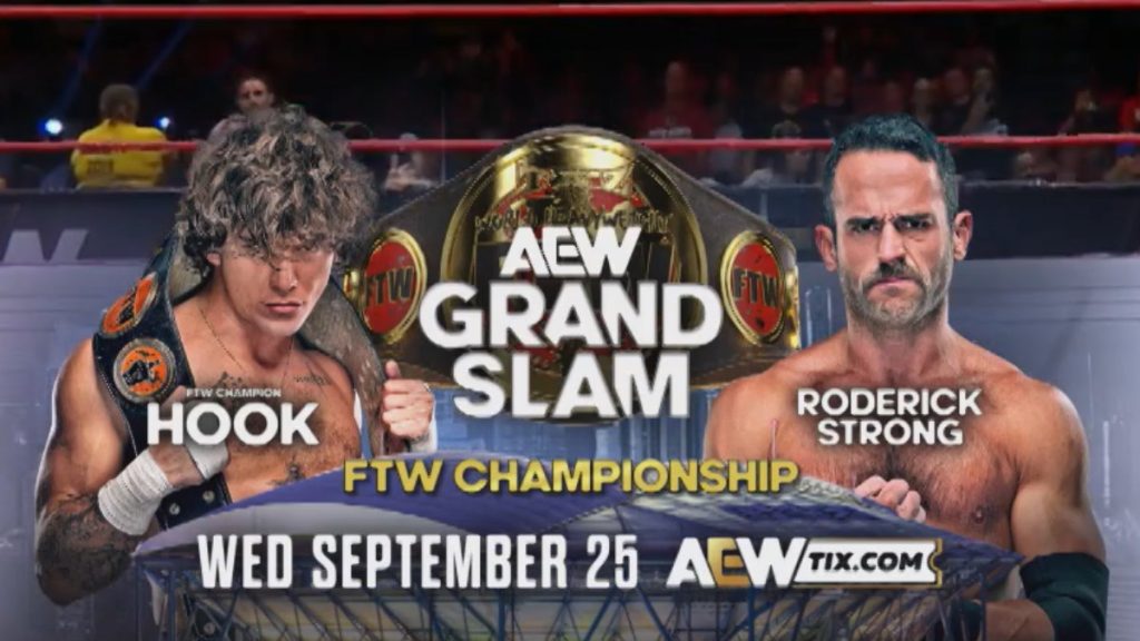 Roderick Strong retará a HOOK por el Campeonato FTW en AEW Grand Slam 2024