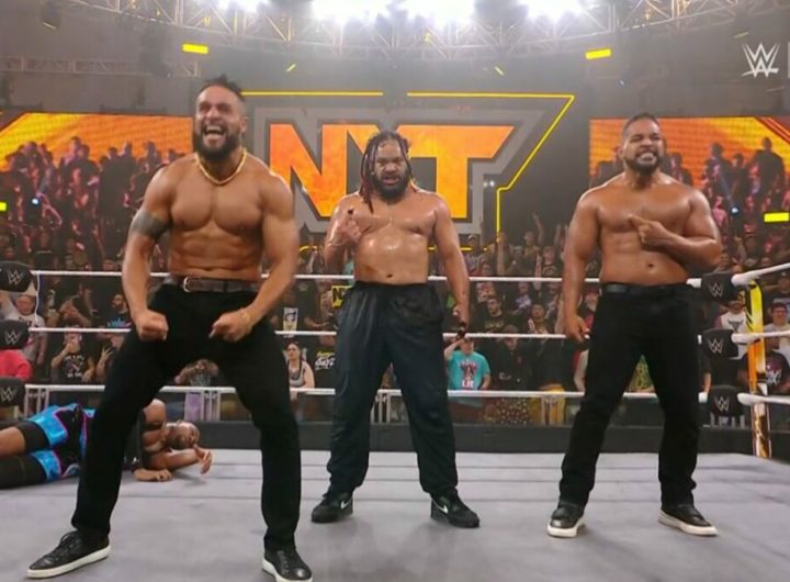 The Bloodline aparece en WWE NXT atacando a los Street Profits, Axiom y Nathan Frazer