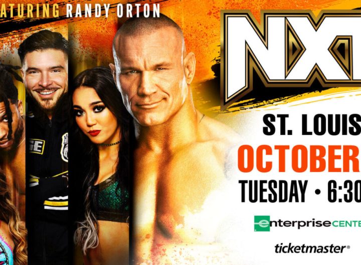 WWE cambia la ubicación del show de NXT en St. Louis del 8 de octubre