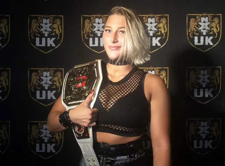 WWE publica una defensa titular nunca vista de Rhea Ripley con el Campeonato Femenino de NXT UK