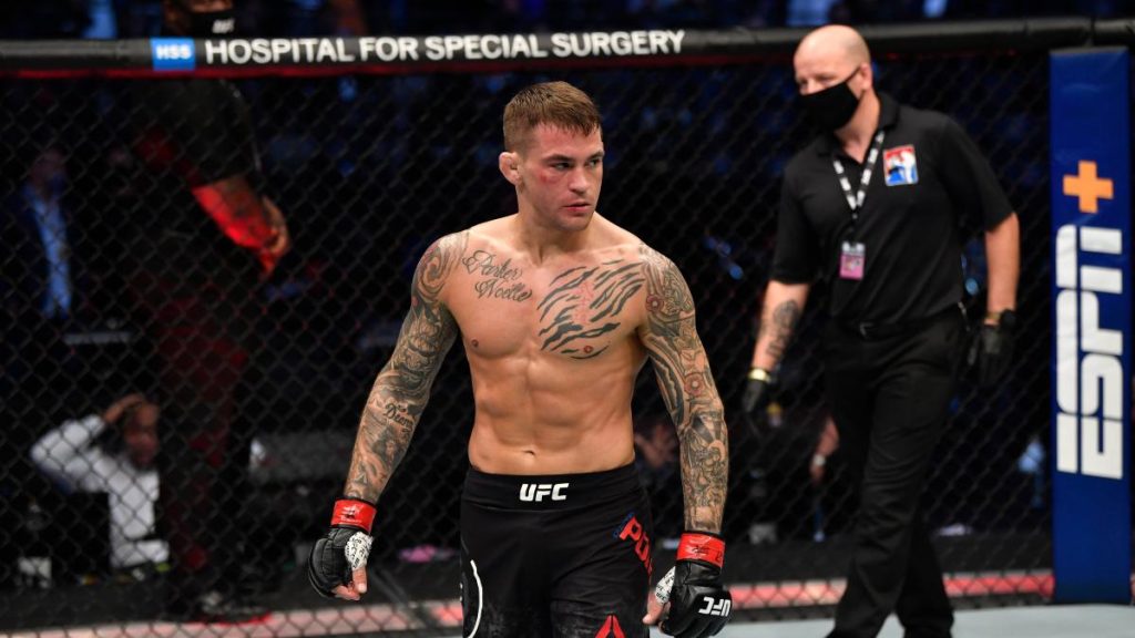 Dustin Poirier pide un combate ante Topuria o Holloway