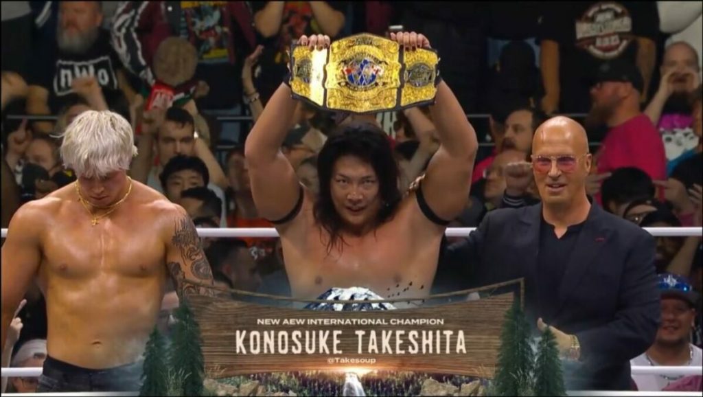 Konosuke Takeshita gana el Campeonato Internacional de AEW en WrestleDream 2024