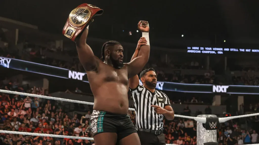 Oba Femi se convierte en el Campeón Norteamericano de NXT más longevo de la historia