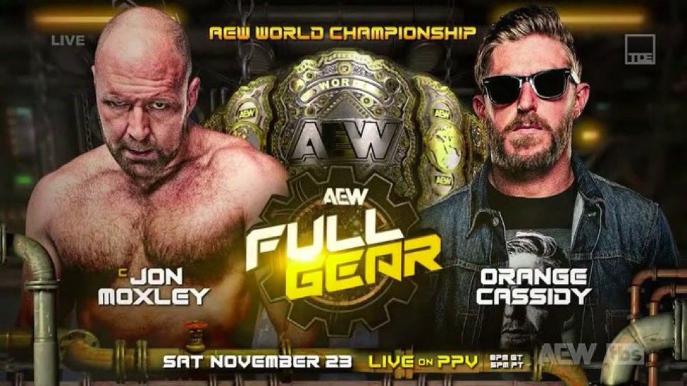 Orange Cassidy retará a Jon Moxley por el Campeonato Mundial de AEW en Full Gear 2024