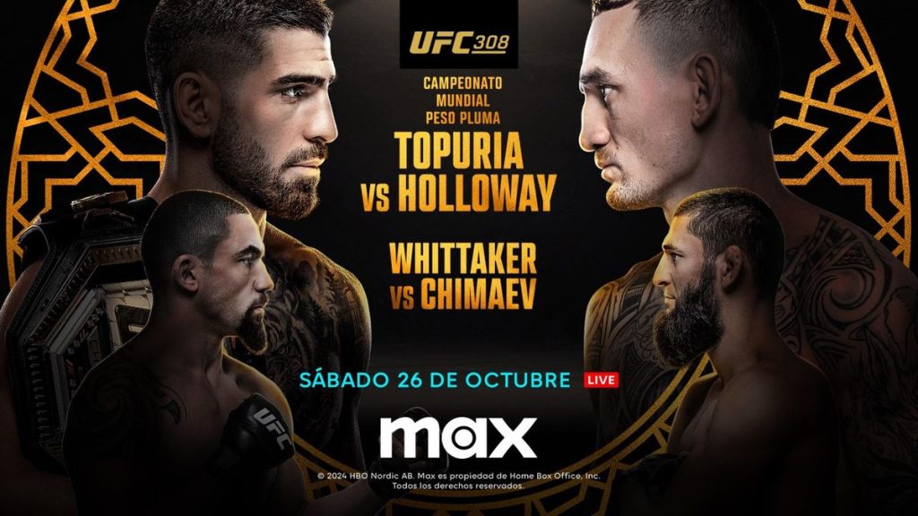 Resultados UFC 308: Topuria vs. Holloway