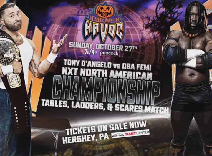 Tony D’Angelo y Oba Femi lucharán por el Campeonato Norteamericano de NXT en un ‘Tables Ladders and Scares Match’ en Halloween Havoc 2024