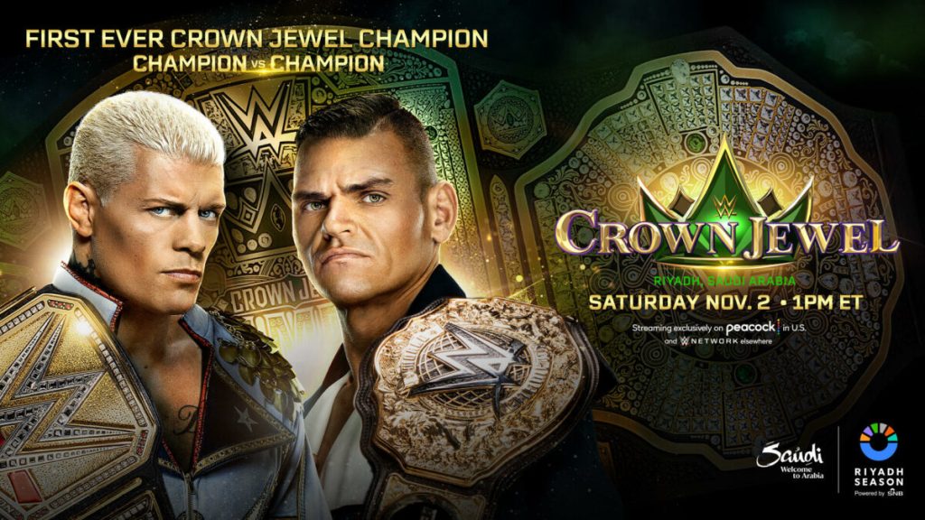 Apuestas WWE Crown Jewel 2024: Cody Rhodes vs. GUNTHER