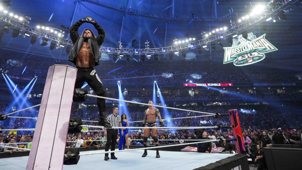 Posibles luchas para AJ Styles en WrestleMania 41