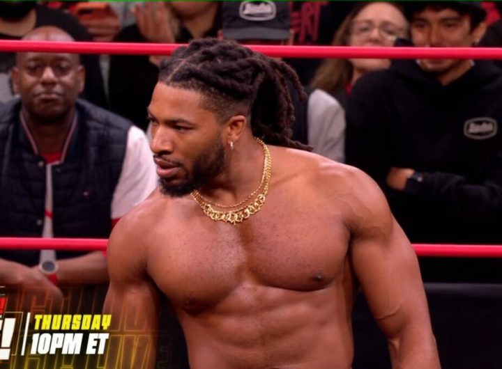 Trick Williams ataca a Joe Hendry en TNA Rebellion 2025