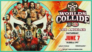 Cartelera WWE x AAA Worlds Collide 2025 actualizada