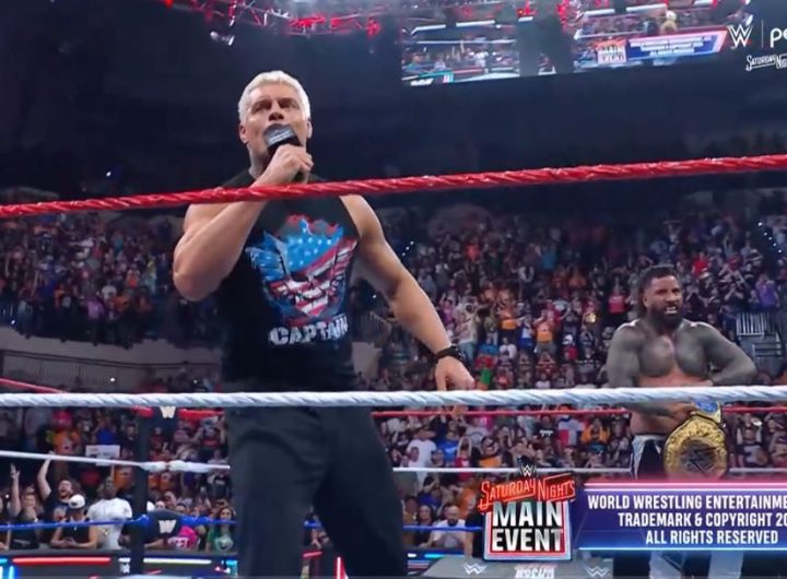 Cody Rhodes regresa en WWE Saturday Night’s Main Event y Jey Uso retiene el Campeonato Mundial Pesado