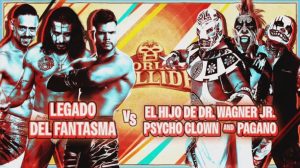 Legado del Fantasma se enfrentará a El Hijo de Dr. Wagner Jr, Psycho Clown y Pagano en Worlds Collide 2025