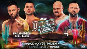 Nigel McGuinness y Daniel Garcia lucharán ante FTR en AEW Double or Nothing 2025