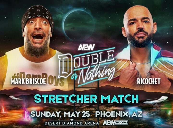 Ricochet se enfrentará a Mark Briscoe en un ‘Stretcher Match’ en AEW Double or Nothing 2025