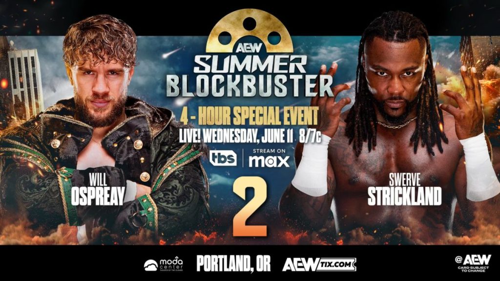 AEW anuncia la cartelera provisional del show de Summer Blockbuster 11 de junio de 2025