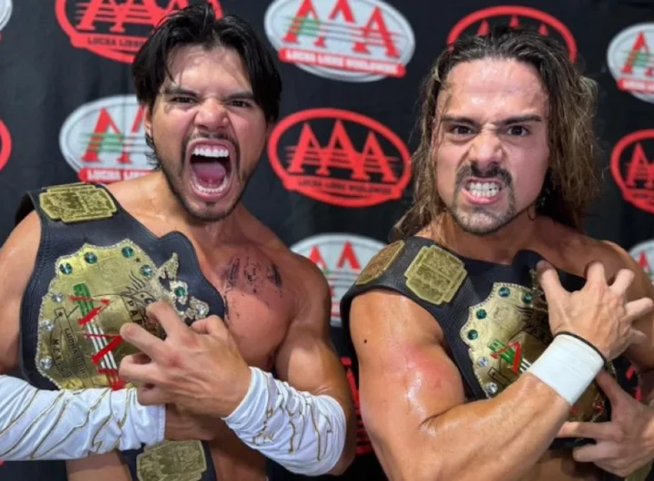 Los Garza (Angel y Berto) ganan el Campeonato por Parejas de AAA en Triplemanía Regia